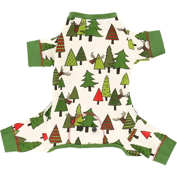 LazyOne Flapjacks, One-Piece Dog Sweater, Matching Family Pajamas for Dogs, Christmas Trees, Reindeer, Animal (X-Small) X-Small No Peeking! Dog Flapjack Onesie