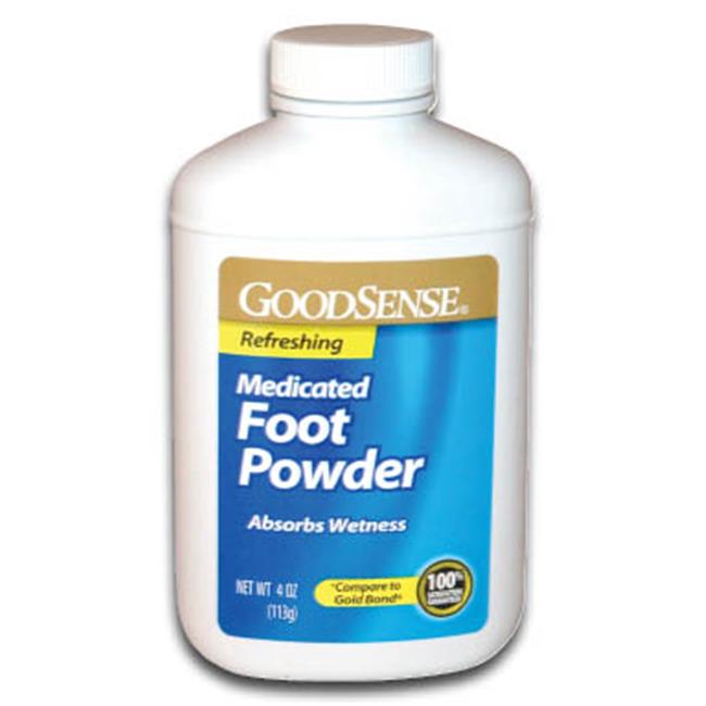 GoodSense 92290607 Medicated Foot Powder, 4 oz