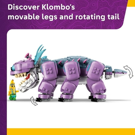 LEGO Fortnite Klombo Kids Toy - Fortnite Action Figure with Peely and Oro Minifigures - Pretend Play and Building Toy for Girls and Boys 10  - Gift Idea for Birthdays and Gaming Fans - 77077