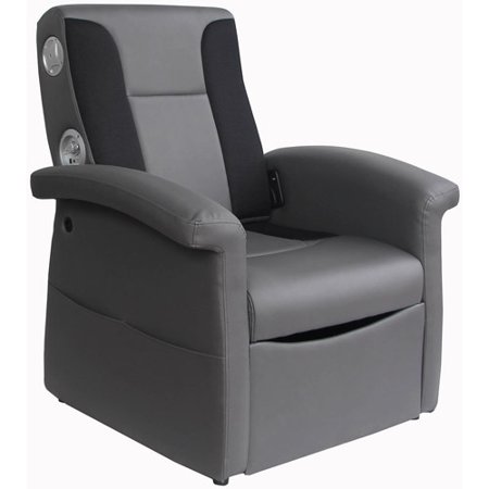 UPC 094338071795 product image for Ace Bayou 0717901 Xrocker Storage Flip Chair with Arms - Ca117 Pvc & Mesh, Black | upcitemdb.com