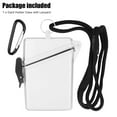 thumbnail image 2 of Waterproof ID Card Badge Holder Case Sports Case Vertical Badge Holders with Lanyard and Keychain, TSV Heavy Duty Durable Locker Dry Box for Credit Cards, Registration Card (Clear, Plastic, 3 or 1PCS), 2 of 9