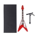 thumbnail image 2 of Mini Instrumento Musical de Guitarra, Colecciones de Regalo de Cumpeados Modelo de Guitarra Eléctrica para escritorios para escritorios, 2 of 7