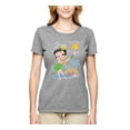 thumbnail image 2 of Wild Bobby Betty Boop Island Girl Paradise Betty Boop Womens T-Shirt, Heather Grey, Large, 2 of 5