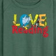 thumbnail image 3 of Dr. Seuss - Love Reading - Women's Lightweight French Terry Pullover, 3 of 6