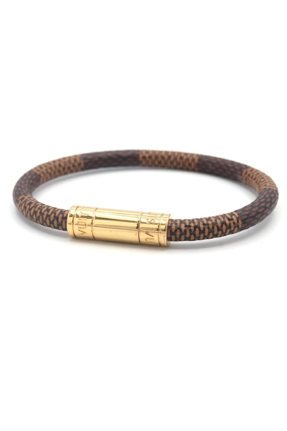 Pre-Owned Louis Vuitton Damier Keep It Bracelet M8137F Bangle for Men and Women (Good)