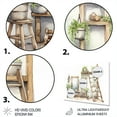 thumbnail image 3 of Designart "Decor with a Natural Bathroom Theme XXVI" Bathroom Metal Wall Decor, 3 of 5