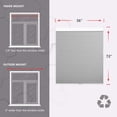 thumbnail image 4 of LUCKUP Cordless Blackout Cellular Shades Room Darkening Honeycomb Shades 36" W x 72" H, 4 of 8