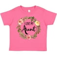 thumbnail image 3 of Inktastic I Love my Aunt- flower circle Boys or Girls Toddler T-Shirt, 3 of 5