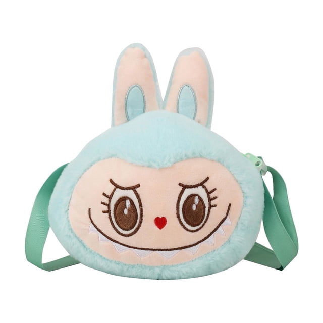 Clearance Sale!Pop Mart Labubu Macaroon Plush Doll-Hidden Modelhandbag Crossbody Bag Backpack Shoulder Bag Children'S Bag Gift
