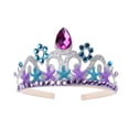 thumbnail image 2 of Correa para el hombro con corona para fiesta temática, diadema morada para cumpleaños de niña, 2 of 6