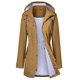 thumbnail image 1 of Gabardina impermeable LOMON con capucha larga para mujer, 1 of 6