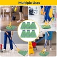 thumbnail image 4 of MATTHEW CLEANING Heavy Duty Mop Head Commercial Replacement for General and Floor Cleaning , Wet Industrial Blue Cotton Looped End String Head Refill (Pack of 6) Green, 4 of 7