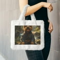thumbnail image 6 of Yiaed Forest Creek Cute Dog Print Fluffy Shoulder Bag Plush Bags Women Ladies Tote Bag Fluffy White Furry Purse Handbag for Autumn and Winter, 6 of 7
