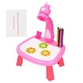 thumbnail image 1 of Drawing Table LED Projector, Children Educational Toy Easy To Use, Projection Painting Board, Develop Color Perception And Imagination, Sturdy For Home Kids, 1 of 8