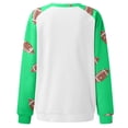 thumbnail image 4 of Tweang Long Sleeve Lightweight Shirts tunic tops hoodies for women Rugby Print Round Neck Long Sleeve Top Hoodless Sweatshirt oversized sweatshirt for women women sweatshirt crewneck Camouflage S, 4 of 4