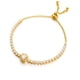 thumbnail image 4 of Pulsera de moda moderna con circonitas y diamantes de imitación en oro rosa para mujer, 4 of 4
