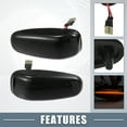 thumbnail image 3 of 1 Pair Car LED Side Marker Light 2108200921 Sequential Flowing for Mercedes-Benz ABS PC Yellow Light, 3 of 6