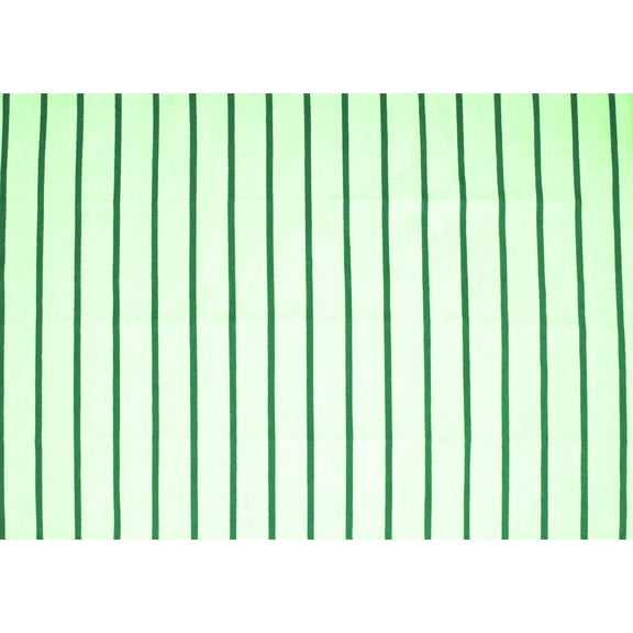 Ahgly Company Indoor Rectangle Solid Green Modern Area Rugs, 5' x 7'