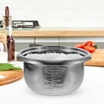 thumbnail image 1 of BRIGHTFUFU Non Stick Stainless Steel Rice Cooker Inner Pot for Efficient Heat Transfer, 1 of 8