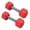 Red, variant on 1 Pair Mini Dumbbells Workout Dumbbells Safe Silicone Hand Weights Dumbbell Toy Fitness Physical Development