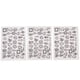 thumbnail image 1 of 3 hojas de pegatinas decorativas para uñas, autoadhesivas, 5D, grabado en relieve, calcomanías para manicura DIY, herramienta, 1 of 8