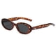 thumbnail image 3 of Gafas de sol modernas y atractivas, de estilo francés, ovaladas y negras, para mujeres con miopía, 3 of 5