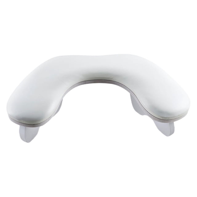 Reposabrazos Salvador de Cuero PU en Forma de U Base de Madera para Manicura
