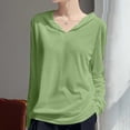 thumbnail image 2 of Thousandth Hoodies for Women Womens Hooded Sweatshirt Casual Cotton Breathable Long Sleeve Tops Loose Fit Lightweight Pullover Plain Basic Tops, 2 of 7
