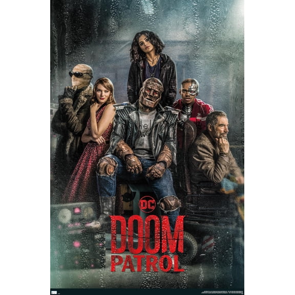 DC Comics TV Doom Patrol - Group One Sheet Wall Poster, 22.375" x 34"