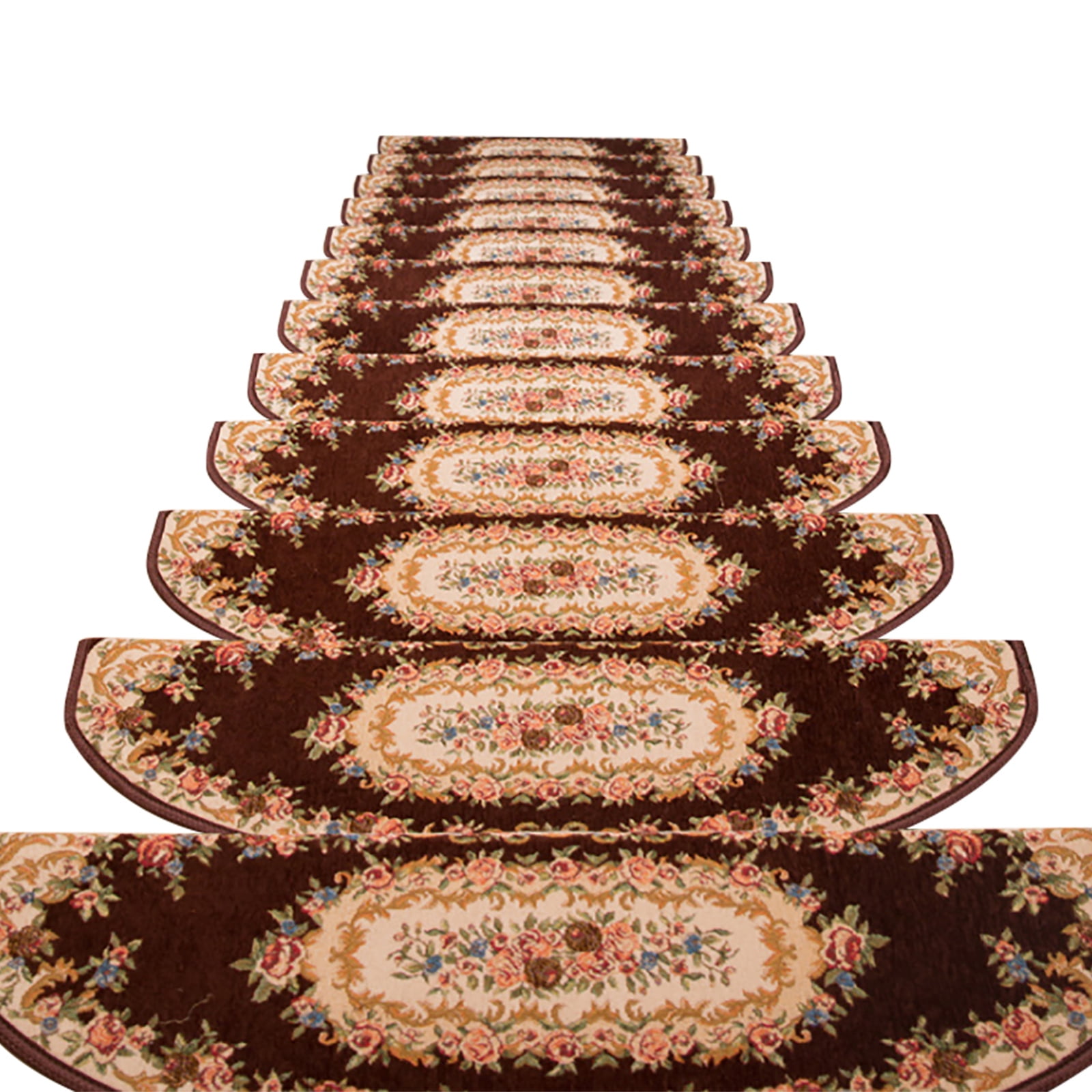 HighGrade TapeFree Stair Treads Carpets NonSlip Grid Bullnose