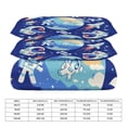 thumbnail image 2 of 3 Pcs Soft Bedding Set, Includes 1 Duvet Cover with Zipper And 2 Pillow,Shams Cartoon Space Astronaut Full(79"×90"), 2 of 8