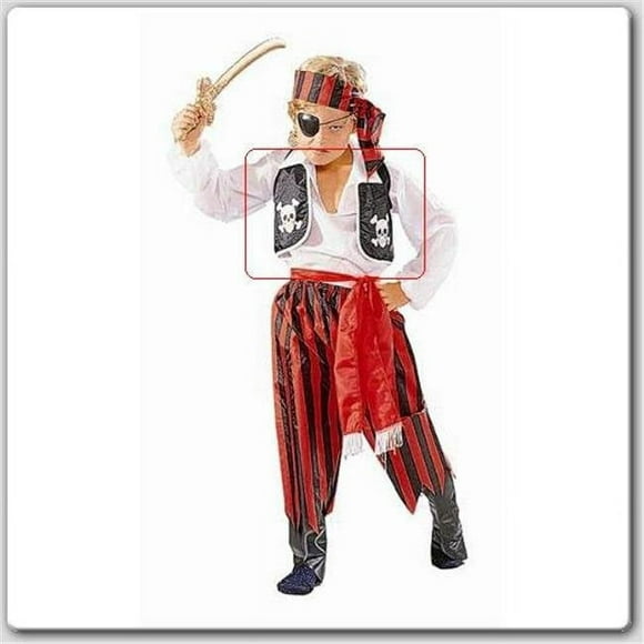 RG Costumes 65027-S Pirate Costume Vest - Size Child-Small