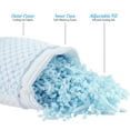 thumbnail image 2 of Virtu Adjustable Shredded Gel Memory Foam Fill, Memory Foam & Poly Fill for Adjustable Ice Cooling Pillows, CertiPUR-US Approved, 1 lb, 2 of 5
