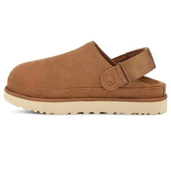 UGG Women's GOLDENSTAR Clog Sneaker, Chestnut, 12