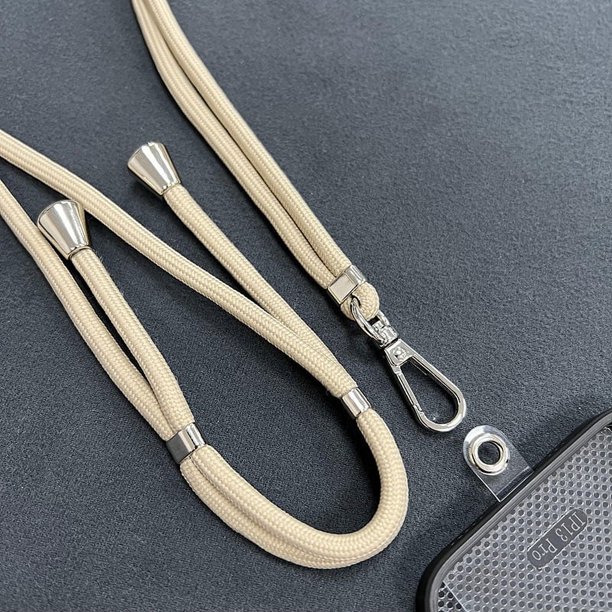 Adhesivo trasero para cordón de teléfono móvil, cordón japonés, cordón colgante oblicuo, ajustable, cuerda telescópica universal