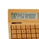 thumbnail image 5 of Calculadora Solar De Bambú 12 Dígitos 29 Teclas Pantalla Lcd Calculadora De Oficina Útiles Escolares (Cs30) Scienceny TO003411-00, 5 of 7