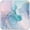 Blue marble, variant on Premium Square Waterproof Mouse Pad - Non-Slip Rubber Base, 9x9 inches (Pink)