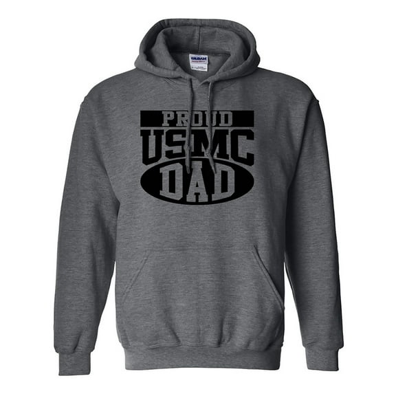 Proud USMC Dad Hooded Sweatshirt