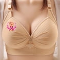 thumbnail image 2 of Wiyuqeen Women's Push Up Bra BC Cups Inspirational Graphic Adjustable Straps Wireless Comfort T-Shirt Bras Full Support, 2 of 5