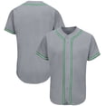 thumbnail image 3 of Camiseta de béisbol en blanco con cuello en V y botones completos para hombre o niño, uniforme de softbol transpirable, cualquier color, regalo de cumpleaños, estilo callejero de hip hop, 3 of 5