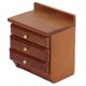 thumbnail image 4 of Muebles Para Casa De Muñecas, Artesanía, Mesitas De Noche Para Casa De Muñecas, Hechas A Mano De Madera Sin Rebabas Para Entretenimiento, 4 of 7