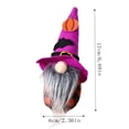 thumbnail image 3 of Yeciiwht Halloween Gnomes Plush Decor, Cute Faceless Gnomes Figurines Halloween Decoration, Soft Stuffed Toy Halloween Decor for Party, Home Decor, 3 of 7
