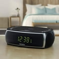 thumbnail image 4 of Jensen JCR-322 Modern Home CD Tabletop Stereo Clock Digital AM/FM Radio CD Player Dual Alarm Clock (Black), 4 of 6