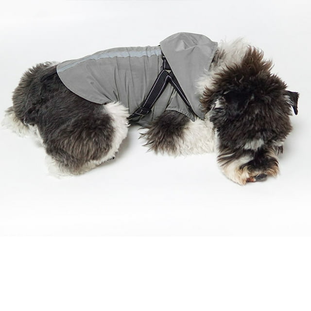 mmirethe Stay Trendy And Comfortable With Pet Lightweight Rain Jacket For Furry Companion Lightweight grey XL
