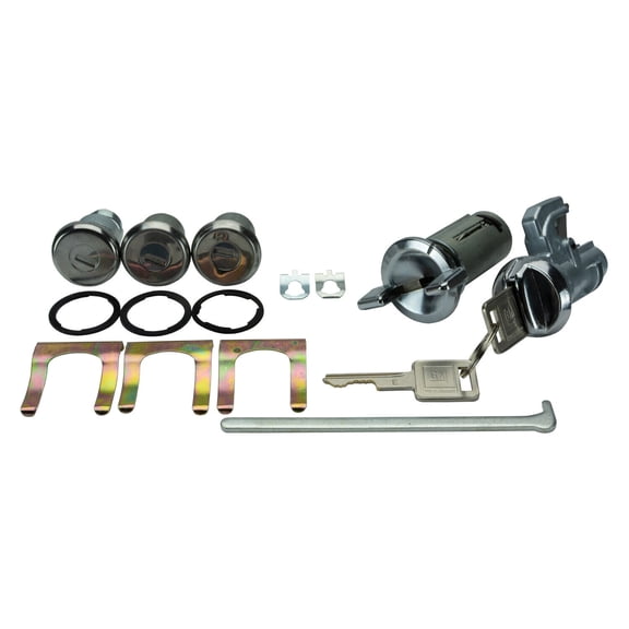 Keyed Alike Ignition Door Trunk & Glovebox Lock Set 1969-1978 Chevy II Nova