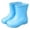 H054-Light Blue, variant on Kids Solid Color Rain Boots Boys Girls Lightweight Boots Waterproof Easy-on Outdoor Fashion Playing Rain Boot