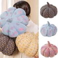thumbnail image 2 of Divertida almohada de calabaza para sofá, creativa y con forma especial, para Halloween, juguete de peluche para niños, regalo amarillo, 2 of 5