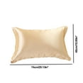 thumbnail image 3 of Silk Pillowcase, Reversible Sateen Design, Smooth Hair & Skin Surface Support, Bedroom Comfort Upgrade, Home Luxury Seekers, 3 of 6