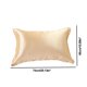 thumbnail image 3 of Funda de almohada reversible de seda para cabello y piel | 70 % seda, 30 % fibras recicladas | Funda de almohada de satén refrescante | 73 x 48 cm | 1 unidad en plata, oro rosa, beige, azul cielo,, 3 of 6