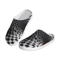 thumbnail image 2 of Lsque Butterflies Optical Illusion Pattern Womens Comfort Cotton on Scuff With Memory Foam and Anti-skid Sole Slipper-46/47, 2 of 7